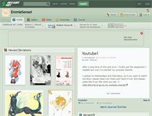 Tablet Screenshot of emmiesensei.deviantart.com