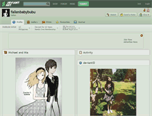 Tablet Screenshot of fallenbabybubu.deviantart.com