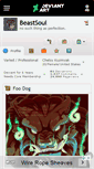 Mobile Screenshot of beastsoul.deviantart.com
