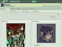 Tablet Screenshot of beastsoul.deviantart.com