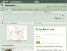 Tablet Screenshot of ignatian-mystic.deviantart.com