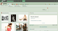 Desktop Screenshot of criswey.deviantart.com