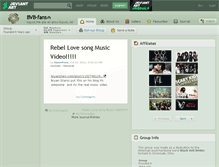 Tablet Screenshot of bvb-fans.deviantart.com