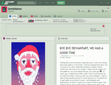 Tablet Screenshot of laresistance.deviantart.com