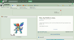 Desktop Screenshot of lunargoo.deviantart.com