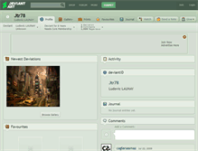Tablet Screenshot of jtr78.deviantart.com