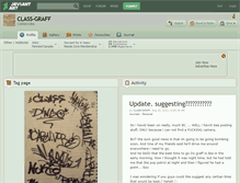 Tablet Screenshot of class-graff.deviantart.com