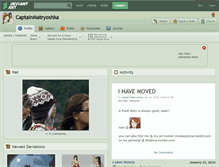 Tablet Screenshot of captainmatryoshka.deviantart.com
