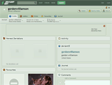 Tablet Screenshot of gordonwilliamson.deviantart.com