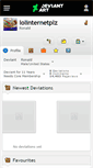 Mobile Screenshot of lolinternetplz.deviantart.com