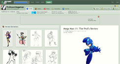 Desktop Screenshot of professormegaman.deviantart.com