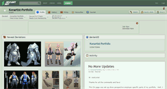 Desktop Screenshot of konartist-portfolio.deviantart.com