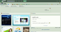 Desktop Screenshot of lukiih.deviantart.com