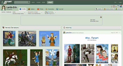 Desktop Screenshot of lantis-erin.deviantart.com