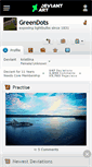 Mobile Screenshot of greendots.deviantart.com