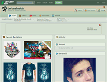 Tablet Screenshot of derlanalmeida.deviantart.com