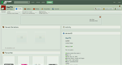 Desktop Screenshot of hazth.deviantart.com