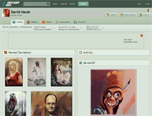 Tablet Screenshot of david-vacek.deviantart.com