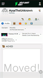 Mobile Screenshot of mysatheunknown.deviantart.com