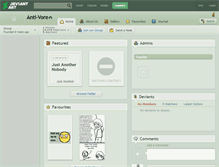 Tablet Screenshot of anti-vore.deviantart.com