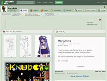 Tablet Screenshot of knudow.deviantart.com