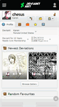 Mobile Screenshot of chesus.deviantart.com