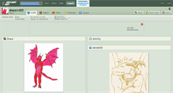 Desktop Screenshot of draco1455.deviantart.com