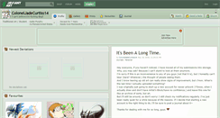Desktop Screenshot of coloneljadecurtiss14.deviantart.com