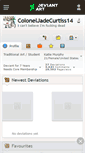 Mobile Screenshot of coloneljadecurtiss14.deviantart.com