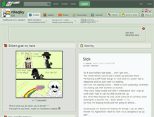 Tablet Screenshot of niksqiky.deviantart.com