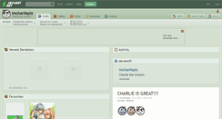 Desktop Screenshot of imcharlieplz.deviantart.com