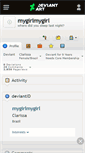 Mobile Screenshot of mygirlmygirl.deviantart.com