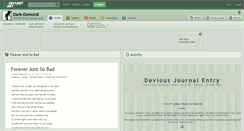 Desktop Screenshot of dark-demon8.deviantart.com