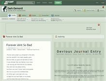 Tablet Screenshot of dark-demon8.deviantart.com