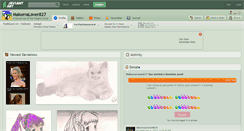 Desktop Screenshot of makorralover827.deviantart.com