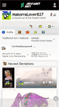 Mobile Screenshot of makorralover827.deviantart.com