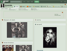 Tablet Screenshot of ktxsuicide.deviantart.com