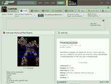 Tablet Screenshot of cuentas.deviantart.com