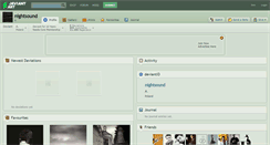 Desktop Screenshot of nightsound.deviantart.com