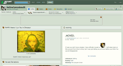 Desktop Screenshot of noonecaresaboutit.deviantart.com