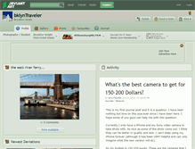 Tablet Screenshot of bklyntraveler.deviantart.com