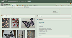 Desktop Screenshot of myrazorart.deviantart.com