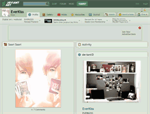 Tablet Screenshot of everkiss.deviantart.com