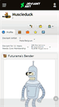 Mobile Screenshot of muscleduck.deviantart.com