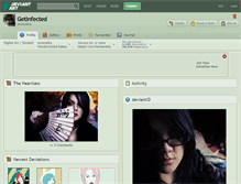 Tablet Screenshot of getinfected.deviantart.com