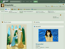 Tablet Screenshot of ninquetolliel.deviantart.com