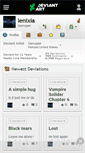 Mobile Screenshot of lenixia.deviantart.com
