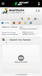 Mobile Screenshot of desertfox04.deviantart.com