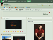 Tablet Screenshot of hamidshs.deviantart.com