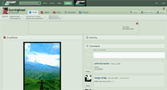 Desktop Screenshot of burninghead.deviantart.com